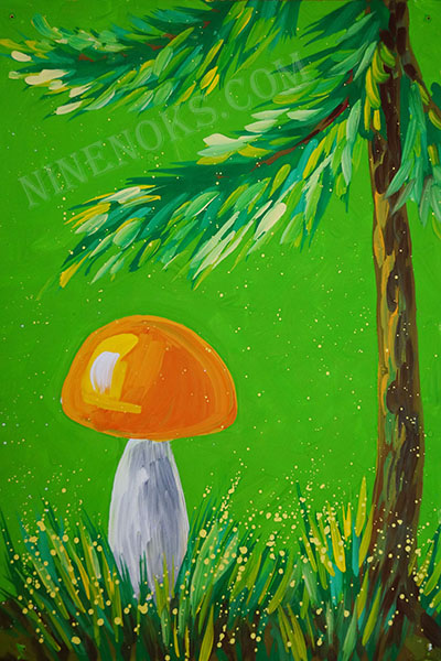 подосиновик. рисунок. 3+